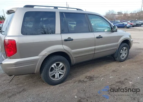 2004 Honda Pilot Ex from USA, damaged, VIN 2HKYF18434H511631